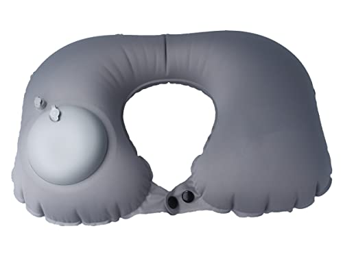 Almohada inflable de viaje, almohada de viaje para cuello, bolsa de almohada incluida (1 unidad Premium)