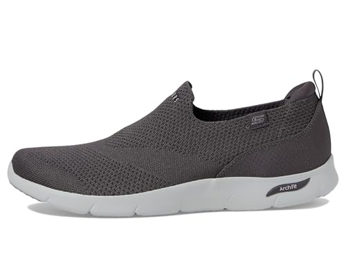 Skechers Sport Women's Women's Arch Fit Refine Iris Sneaker, Charcoal=Char, 5.54