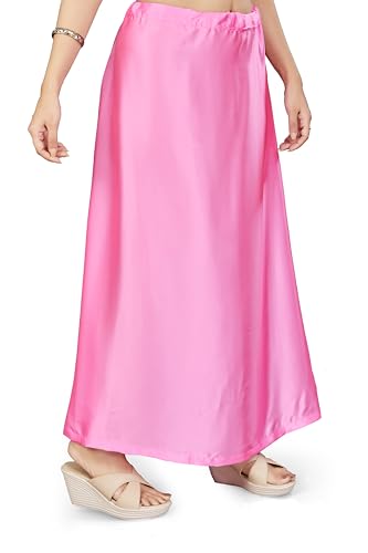 Image of Madhu Fashion Women's Satin Saree Petticoat Saree Underskirt
