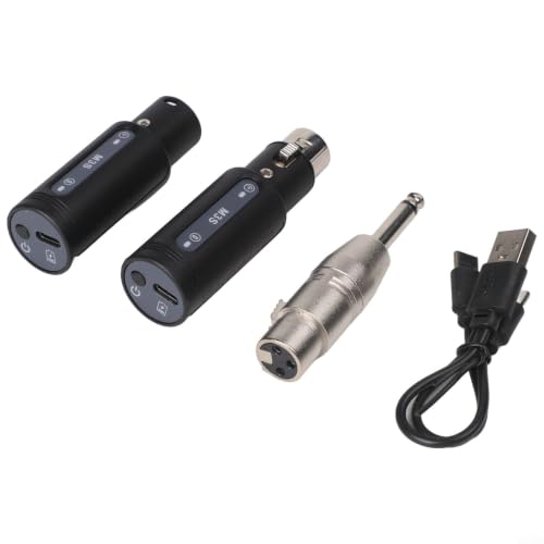 Adaptador XLR inalámbrico de 24 bits y 192 kHz con transmisor de 300 mAh 7