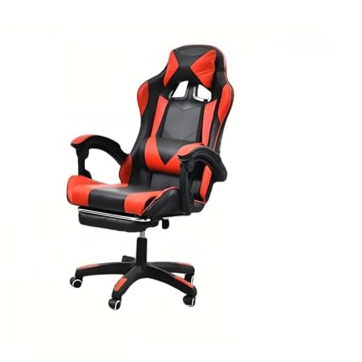 IZTOSS Chiase Gaming Ergonómico - Silla de oficina ajustable - Reposacabezas y soporte lumbar ajustable - Respaldo alto - Se entrega en 2-4 días (negro+rojo)