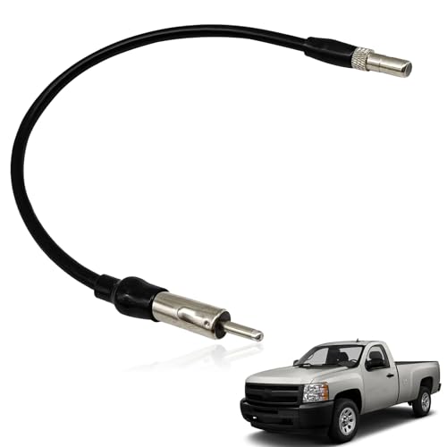 NOTISH Car Radio Antenna Adapter Male Plug Stereo FM AM Upgrade Suit - Compatible with 2006-2014 GM Chevrolet GMC Cadillac Pontiac