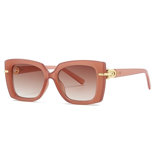 bullabulling Fashion Oversized Square Women and Men Sunglasses Vintage Sun Glasses UV400 Gradient Shades (c7)