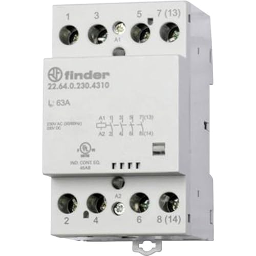 Instalaciones eléctricas seguras con el contactor Finder de 3 Schließer y 24V