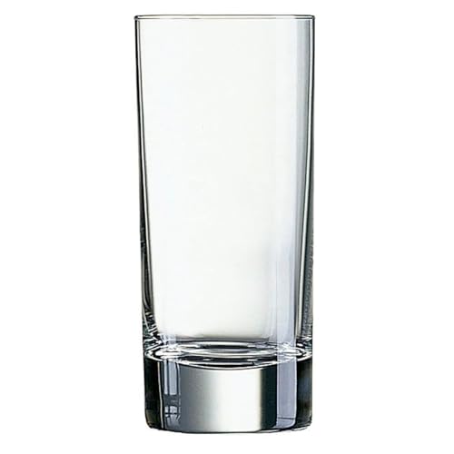 Arcoroc 40342 Islande Hiball Half Pint Glass, 290mL Capacity, Pack of 6