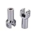 CELOMT Passenger Foot Peg Supports Mounts Clevis Kits Fits For Harley Standard Softail Springer Deuce Heritage Softail Classic Fatboy 2000-2006 (Chrome)