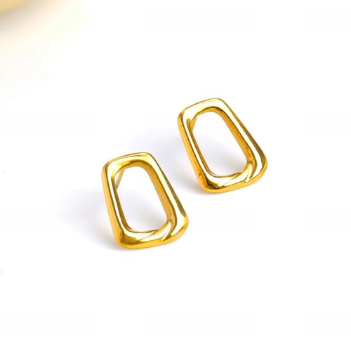Image of Rubans Demi Fine Stainless Steel Stud Earrings Daily Gift for Women & Girls