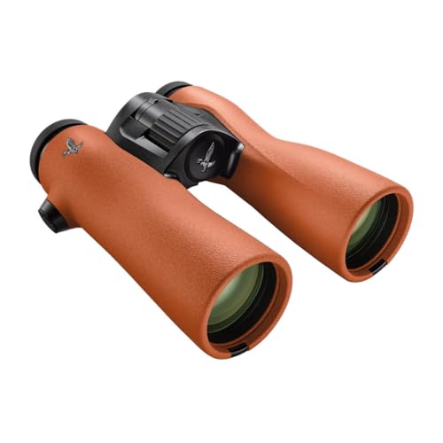 Swarovski NL Pure 10x42 Binoculars, Burnt Orange, Waterproof, Fog-Proof, Ergonomic Design, Wide Field of View (36016)