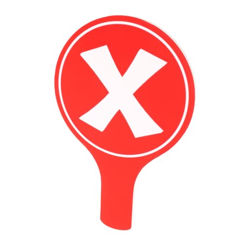 FAVOMOTO School Voting Paddle Portable Judging Board Handheld Voting Paddle for Classroom Events