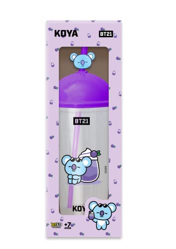 Copo com canudo BT21 Koya