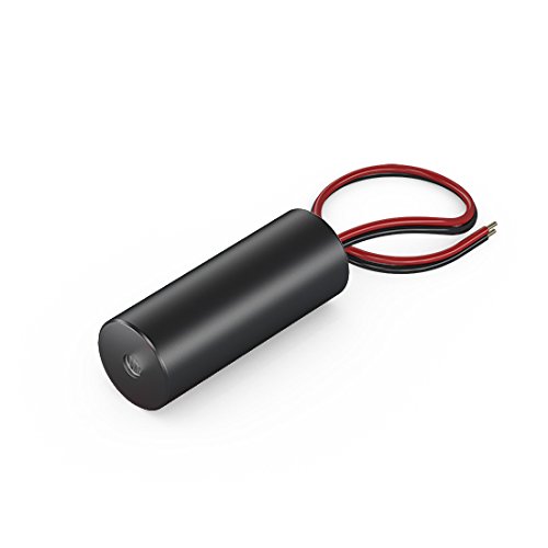 Punktlaser, rot, 650 nm, 0.4 mW, 5 V DC, Ø8x21 mm, Laserklasse 1, Fokus einstellbar, Kabellänge 150 mm - 70130942