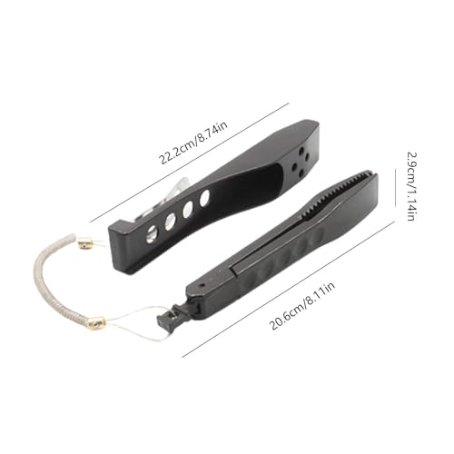 Pinza de pescado compacta Generisch con abrazadera de control y soporte versátil 5