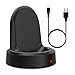 Produktbild Volwco Samsung Gear S3 Ladegerät, 2 in 1 Ladestation Dockingstation Lade Dock Cradle Charging Plattform Adapter mit Micro USB Kabel für Samsung SM-R770/S3 SM-R760/S3 SM-R765