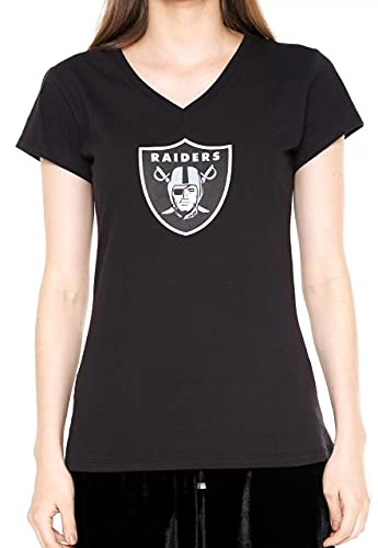 CAMISETA FEMININA OAKLAND RAIDERS NFL PRETO NEW ERA