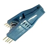 Lagomloot SOIC-8 Clip mit vergoldeten Kontakten und 2,54 mm Rastermaß für EEPROM-Programmierung, Tacho-Daten lesen/schreiben, für bios online blinken