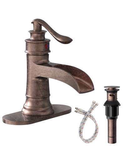 Bathroom Faucet Copper Waterfall Bathroom Sink Faucets Taps