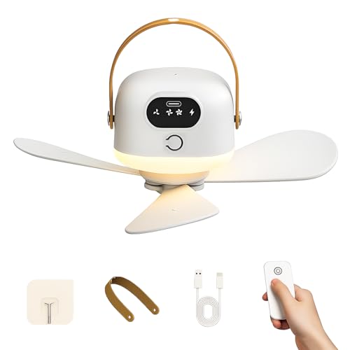 Deckenventilator mit Beleuchtung,Silent Deckenventilator...