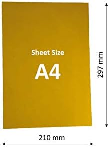 Yellow Overlay For Dyslexia A4 Pack | Dyslexia Overlays For Visual Stress Relief | Dyslexia Coloured Overlays For Reading Aids |Coloured Overlays For Dyslexia Aids For Children | Dyslexia Reading Aids