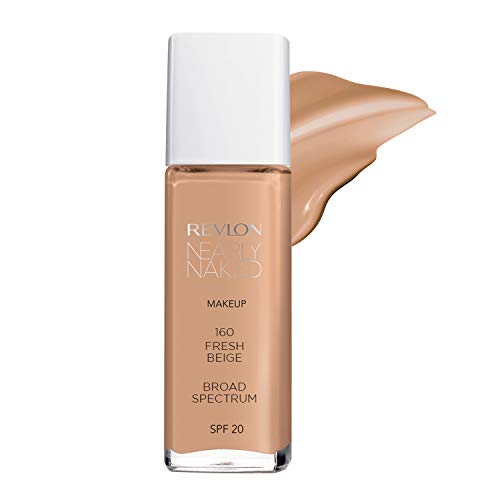 Revlon Nearly Naked Make Up Liquid Foundation - Fresh Beige 160, 30ml Bottle Natural & Dewy Finish - Image 4
