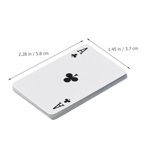GALPADA 6 Sätze Mini Poker Karten Spielkarten Reise Kartenspiel Party Mitgebsel Lernspielzeug Gehirntraining – Bild 8