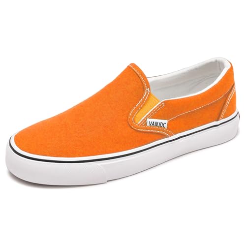 Generisch Chaussures originales pour homme - Baskets respirantes - Baskets pour homme - Pointure 42, Orange, 43 EU