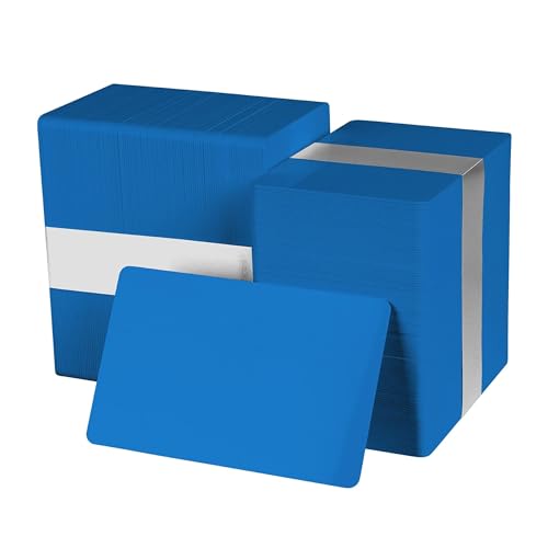 Image of Pack of 500 Hospital Blue CR80 PVC Cards | 30 mil by easyIDea