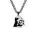 Star Wars Jewelry Unisex Etched Darth Vader Stainless Steel Chain Pendant Necklace