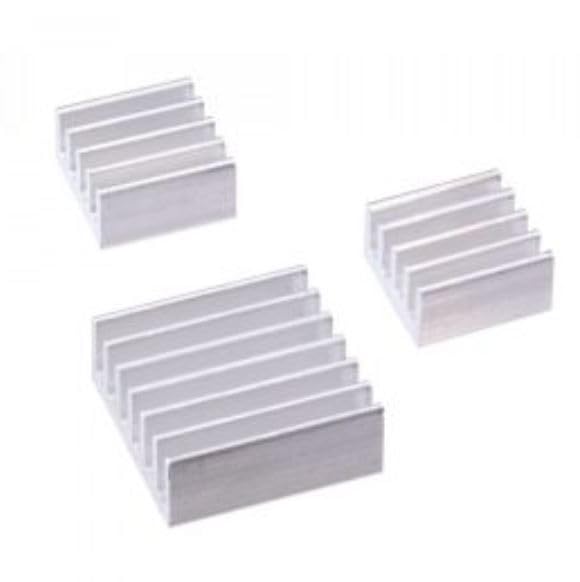 SHOKITECH White 3 in 1 Heat Sink Set Aluminum for Pi 4B 1pcs 14 * 14 * 6mm 1pcs 15 * 10 * 5mm 1pcs 8.8 * 8.8 * 5mm (B0DFMWWLPP) Amazon Price History, Amazon Price Tracker