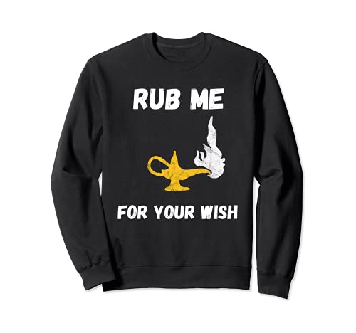 Drôle Génie Lampe Souhaits Aladin Costume Sweatshirt