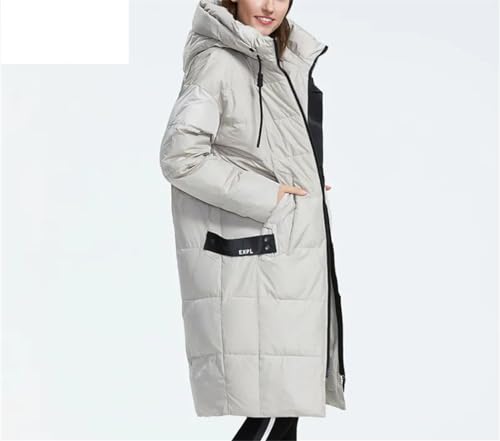 Doudoune d'hiver style à la mode avec grande capuche protectrice