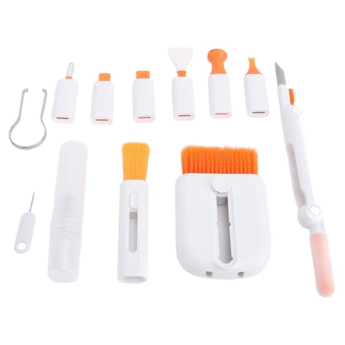 Fdit Kit de Limpieza Electrónica para PC, Juego Avanzado de Limpieza de Teclado para Ordenador Portátil, Tableta y Auriculares, Limpiador de Pantalla Completo para Gadgets y Dispositivos