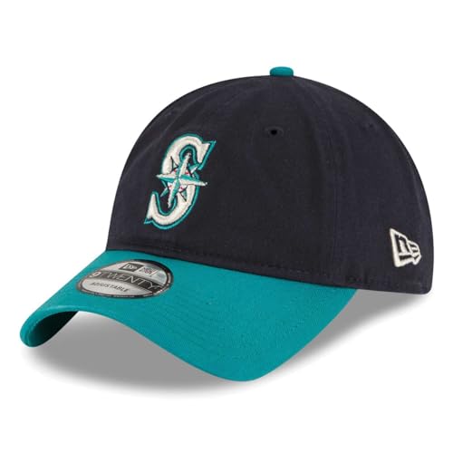 New Era MLB Core Classic 9TWENTY 2-Tone Adjustable Hat Cap One Size Fits All (US Alpha One Size Seattle Mariners)