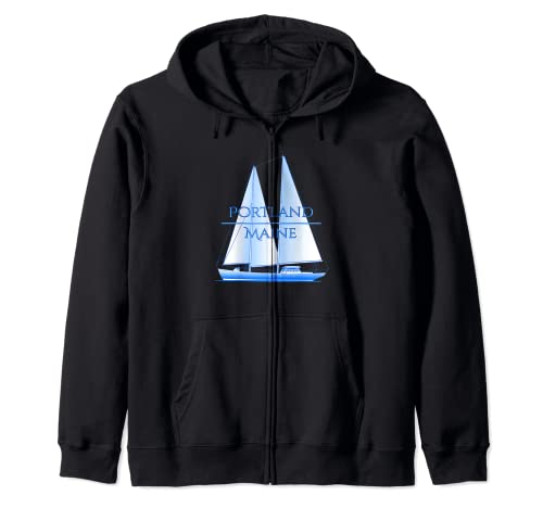 Portland Costa Marinero náutico Sudadera con Capucha
