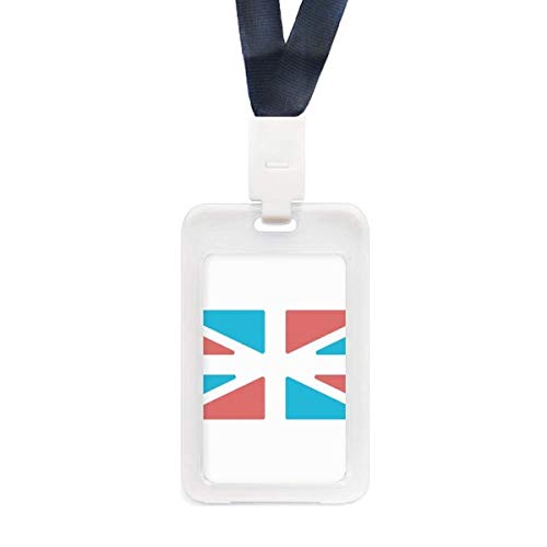 Porte-carte d'identité transparent motif UK idéal pour vos voyages et trajets