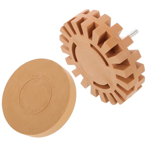 Roue d'effacement en caoutchouc pour enlever colle de voiture et kit gomme pneumatique 25mm