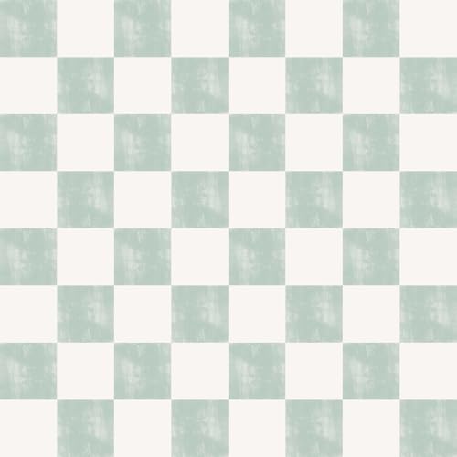 VEELIKE Funky Sage Green Checkered Wallpaper Peel and Stick Checkerboard Contact Paper for Cabinets Shelves Drawers Walls 17.7''x118'' Self Adhesive Green Geometric Wall Paper for Bedroom Bathroom