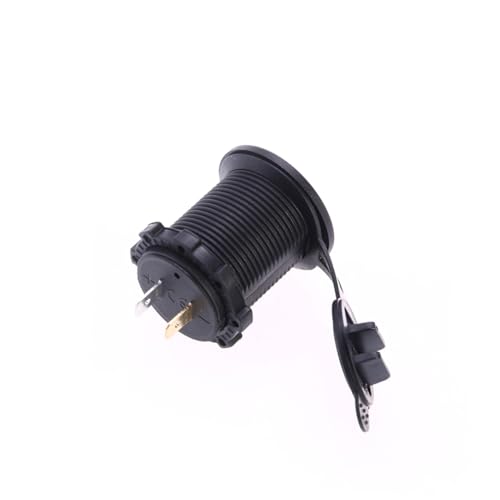 Cargador USB Dual SEWACC para Coche y Moto Adaptador con LED para GPS y Móvil