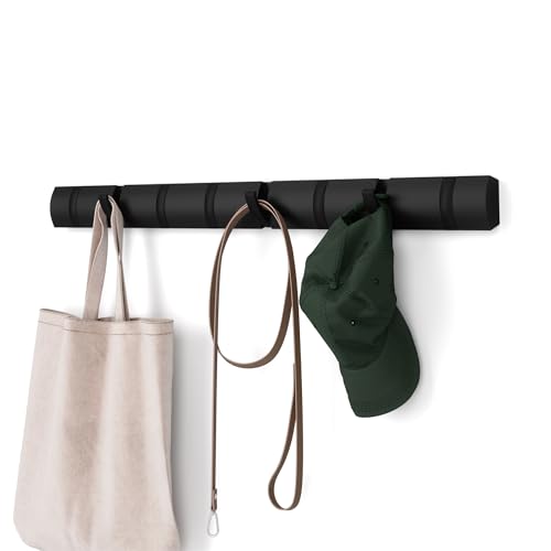 Umbra Flip Wall-Mounted Coat Rack with 8 Hooks –...