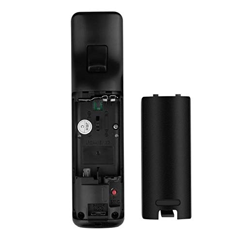 Remote Controller for Wii,Yudeg Wii Remote and Nunchuck Controllers with Silicon Case for Wii and Wii U(not Motion Plus) (Black)