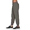 Avalanche Women's Hiking Pant, Everyday Casual Quick Drying Stretch Woven Ankle Jogger Pant with Zipper Pockets for Women Olive Green L