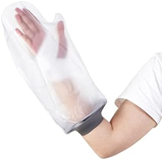 EVERCRYO Waterproof Adult Hand Cast Cover for Shower, Bath - Reusable Cast and Bandage Protector - Watertight Protection for Broken Hands, Fingers, Wrists (Grey)
