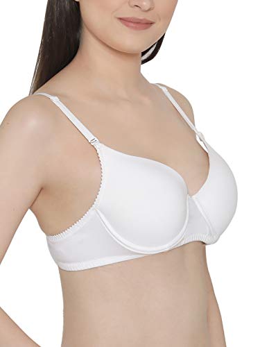 Image of Clovia Women's Cotton Rich Padded Underwired Multiway T-Shirt Push-Up Bra