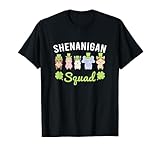 shenanigan squad corrispondenza carino animali st patricks day maglietta