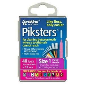 Piksters Interdental Brushes, Size 1 40 Ea By Erskine Dental #TOP2