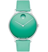 Movado Face Men's Watch - Swiss Quartz, Leather Strap - 3 ATM Water Resistance - Luxury Fashion T...