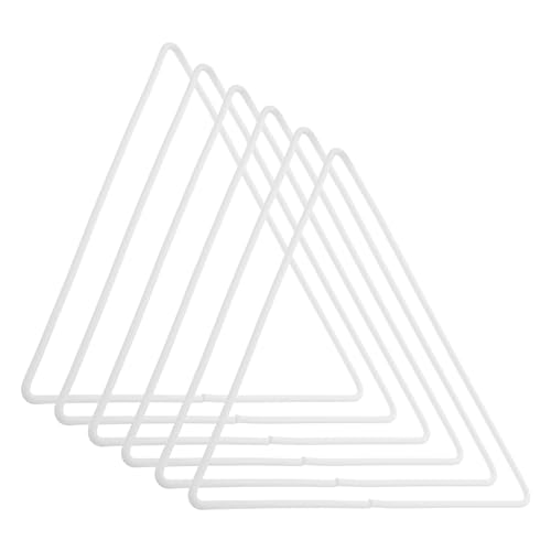Bagues Attrape-Rêves Triangle en Métal pour Couronne de Noël de Table DIY