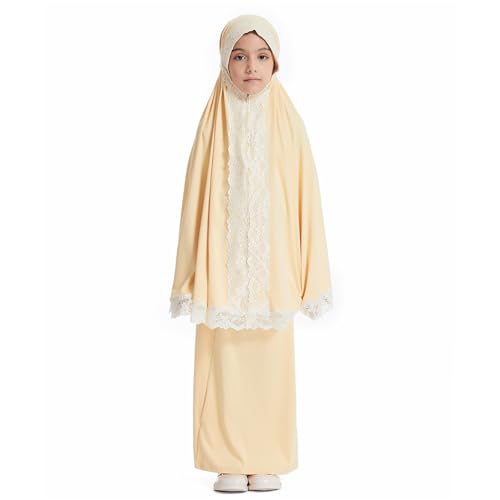 Ensemble de prière filles musulmanes ample et facile à enfiler sans épingle taille 98 - 2
