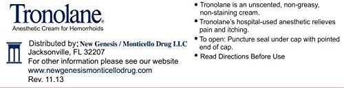 Miniatura 3 de TRONOLANE Crema para hemorroides - 1 onza - Paquete de 3