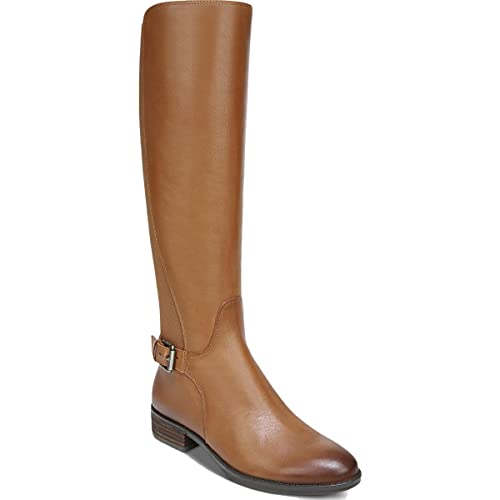 Sam Edelman Womens Paxten Leather Tall Knee-High Boots Tan 8 Medium (B,M)