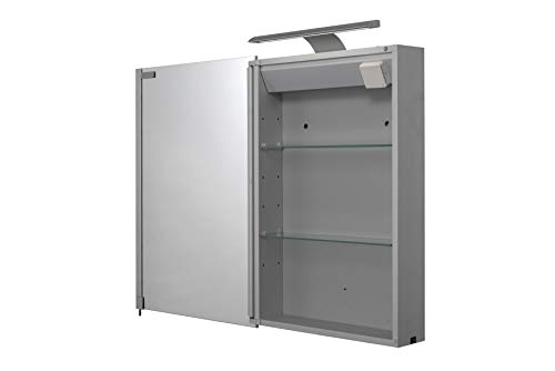 Croydex Madison Single Door Illuminated Cabinet with LED Lighting Bar and Hang N Lock Fitting System Croydex Madison Single Door Illuminated Cabinet with LED Lighting Bar and Hang N Lock Fitting System